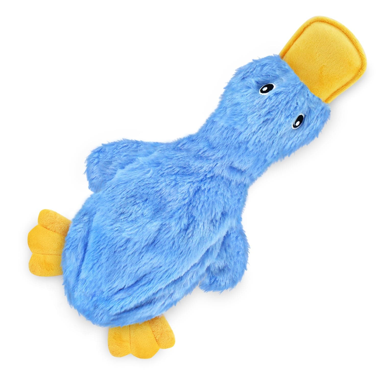 Best Pet Supplies Best Pet Supplies Interactive Squeaky Dog Toy - Crinkle Duck, Blue