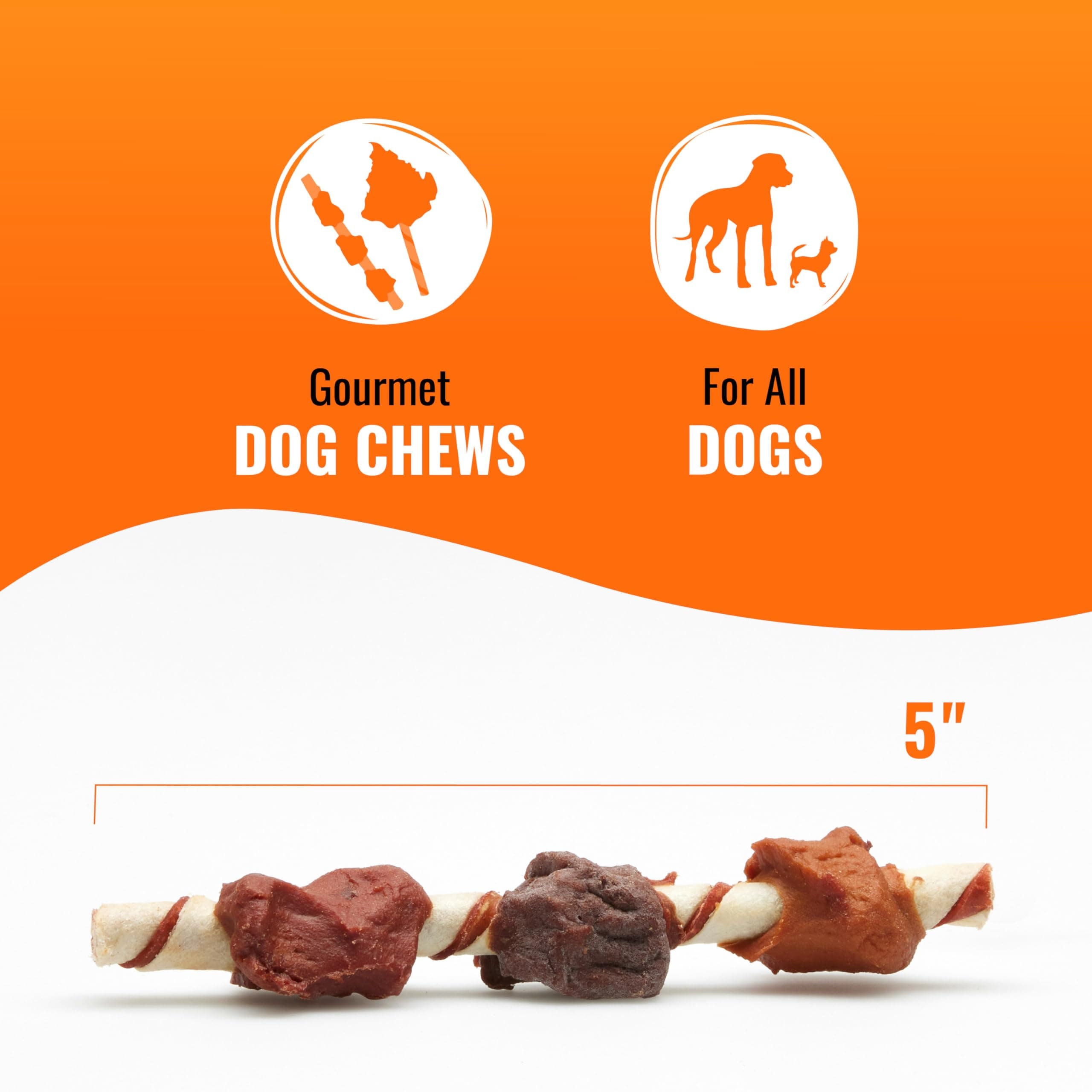 Good 'n' Fun Kabobs Long-Lasting Dog Treat Made With Real Protein, 24 oz product image 4