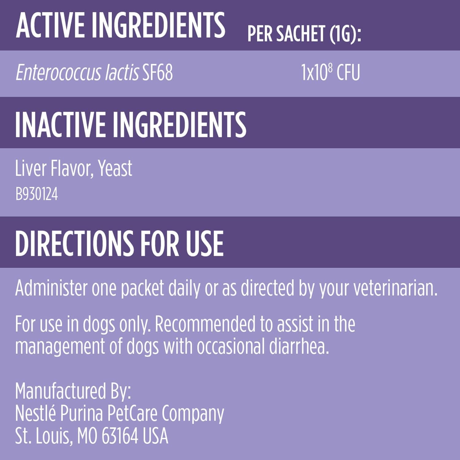 Purina Pro Plan Veterinary Supplements FortiFlora Probiotic Powder for Dogs, Daily Support for Digestive and Immune Health and Occasional Diarrhea product image 3