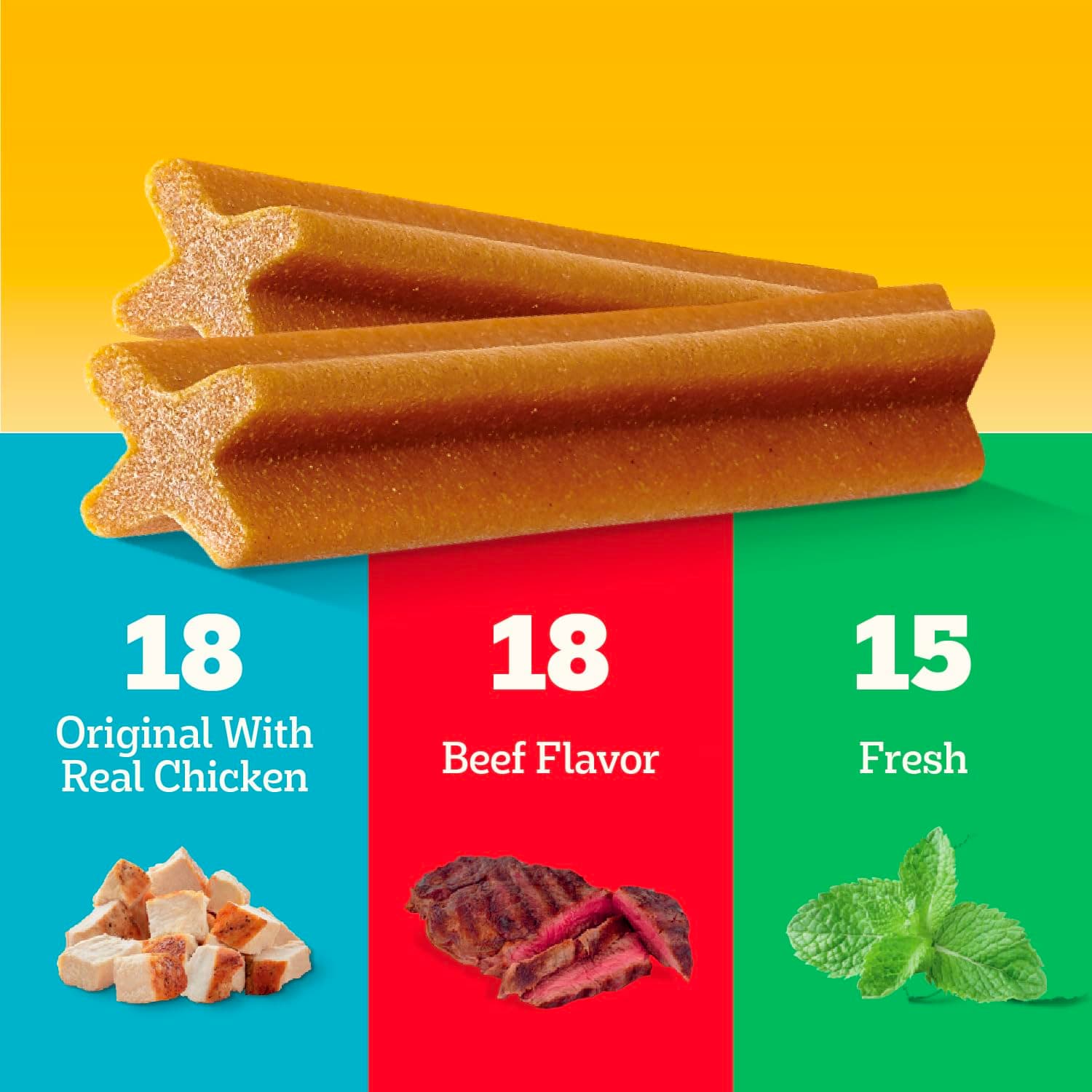 Pedigree Dentastix Large Breed Dental Dog Treats, Variety, 51 Count product image 4