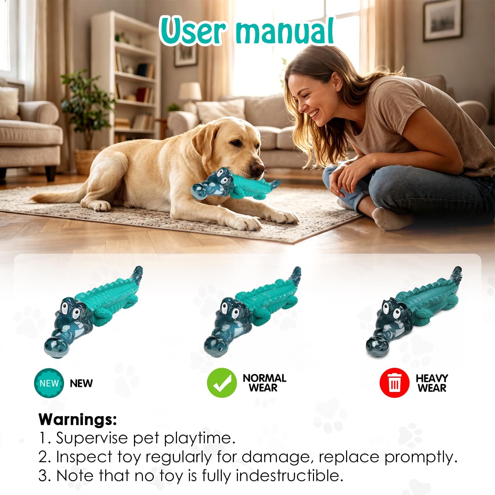 Jeefome Dog Toys for Aggressive Chewers product image 4