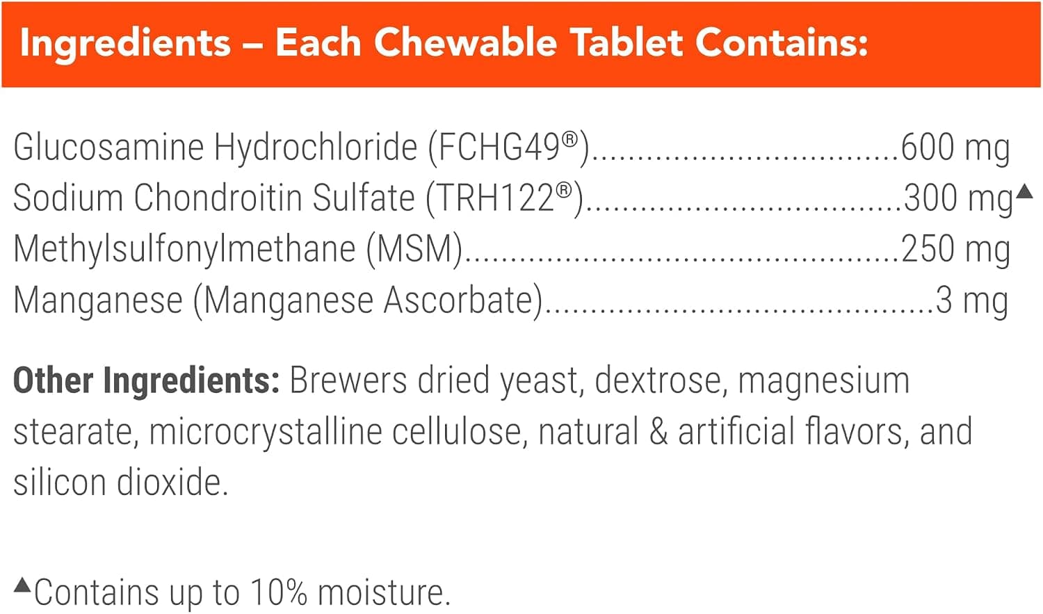 Nutramax Cosequin Joint Supplement for Dogs, Chewable Tablets, 132ct | Glucosamine + Chondroitin for Dogs with MSM, Supports Healthy Joints, All Breeds & Sizes, All Ages product image 3