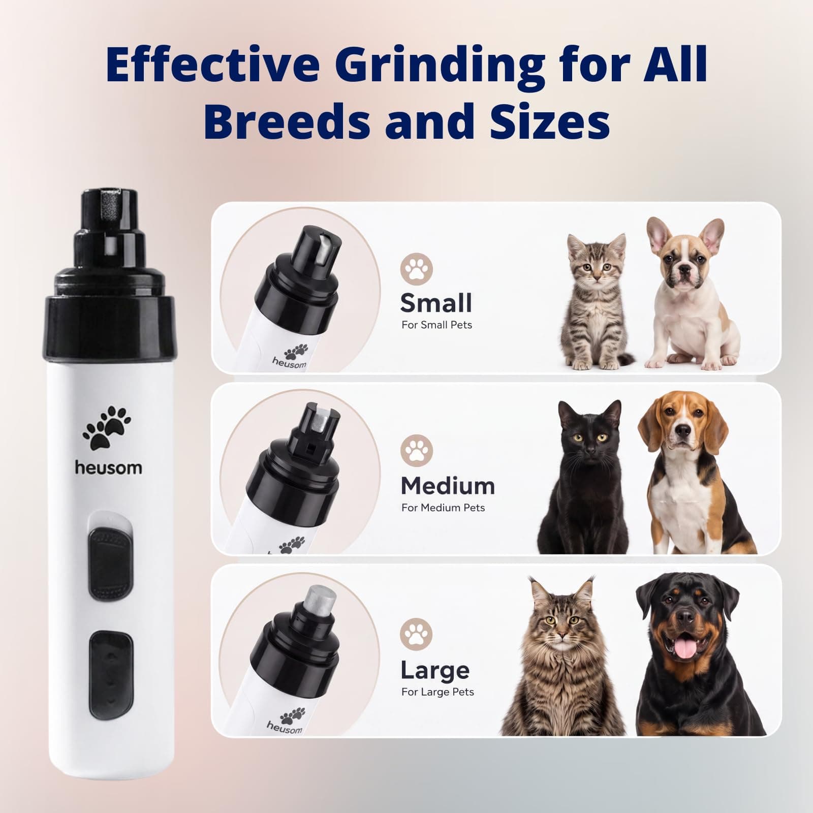 Silent Groom Pro Pet Nail Grinder | Whisper Quiet Dog Nail Grinder product image 4