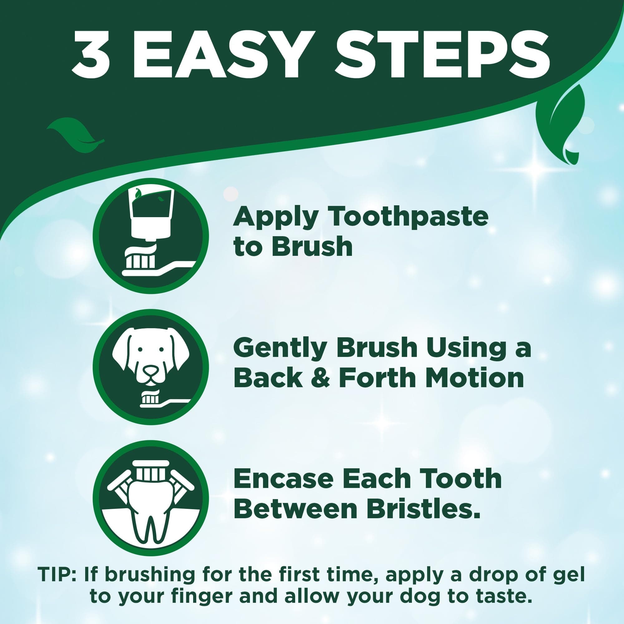 Vet's Best Dog Toothpaste & Toothbrush Dental Care Kit, With Brush 3.5 oz product image 4