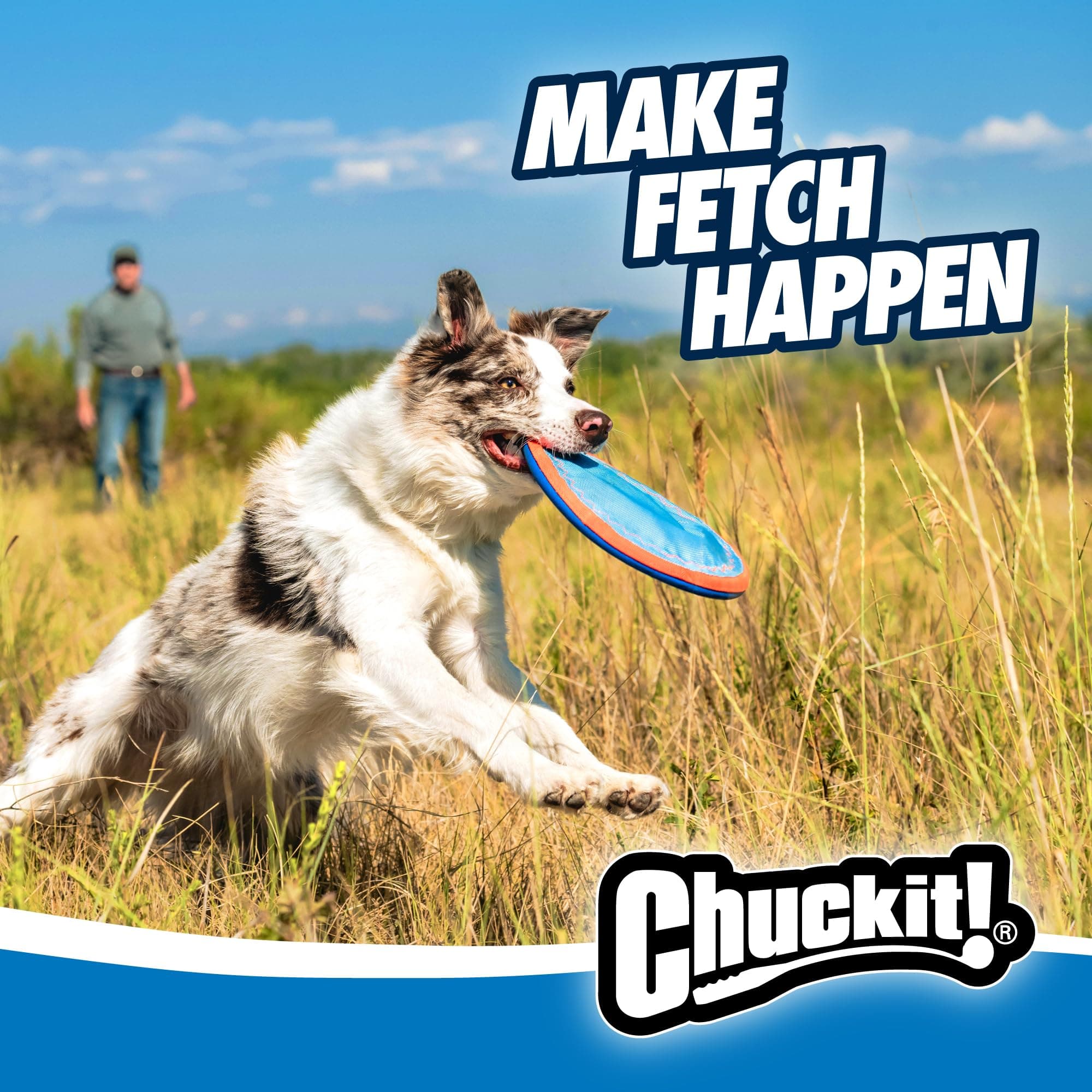 Chuckit! Paraflight Flying Disc Dog Toy, Floats, Size Large, 1 Pack product image 4