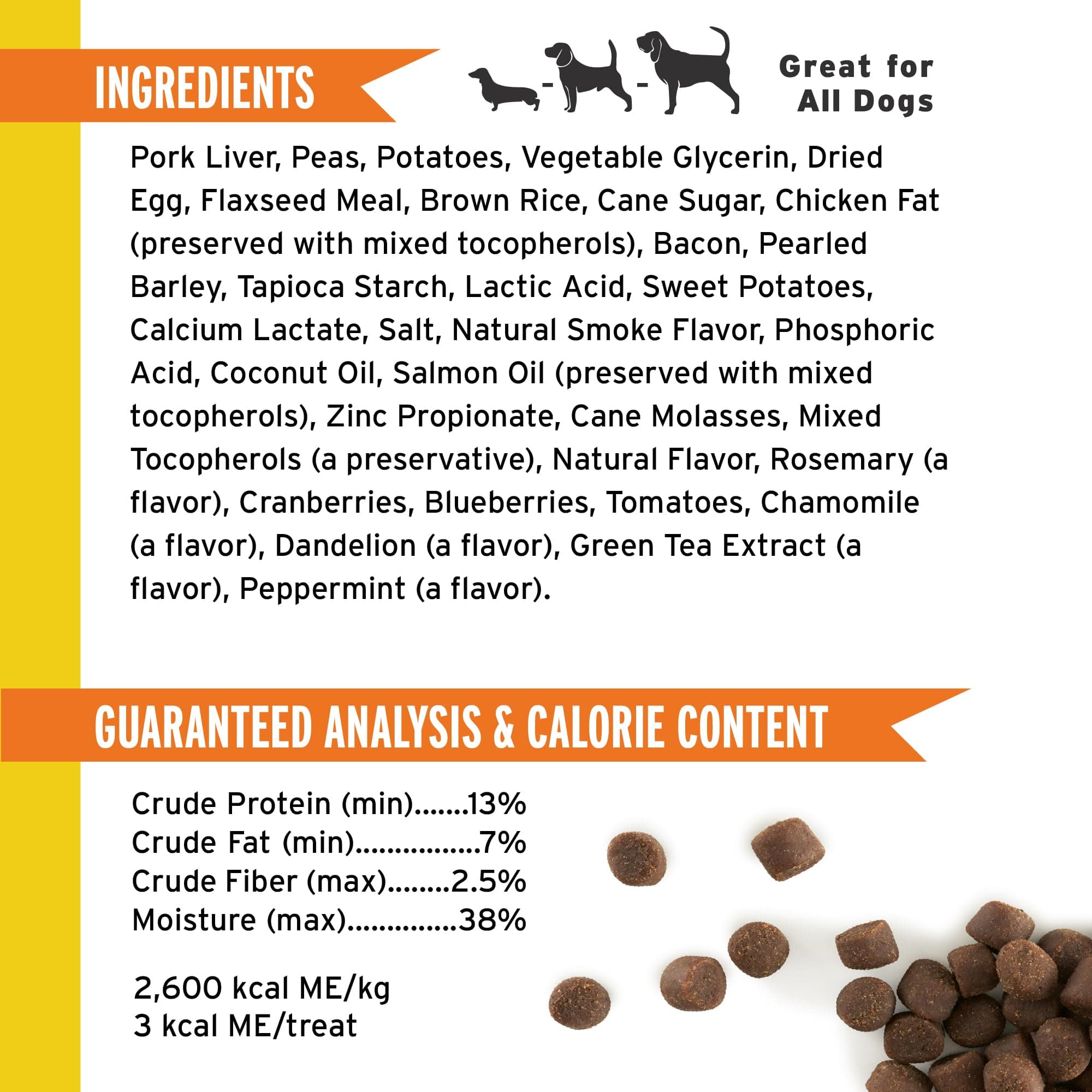 Pet Botanics Training Rewards Soft & Chewy, Bacon Flavor, 20 oz, 500 Treats product image 2