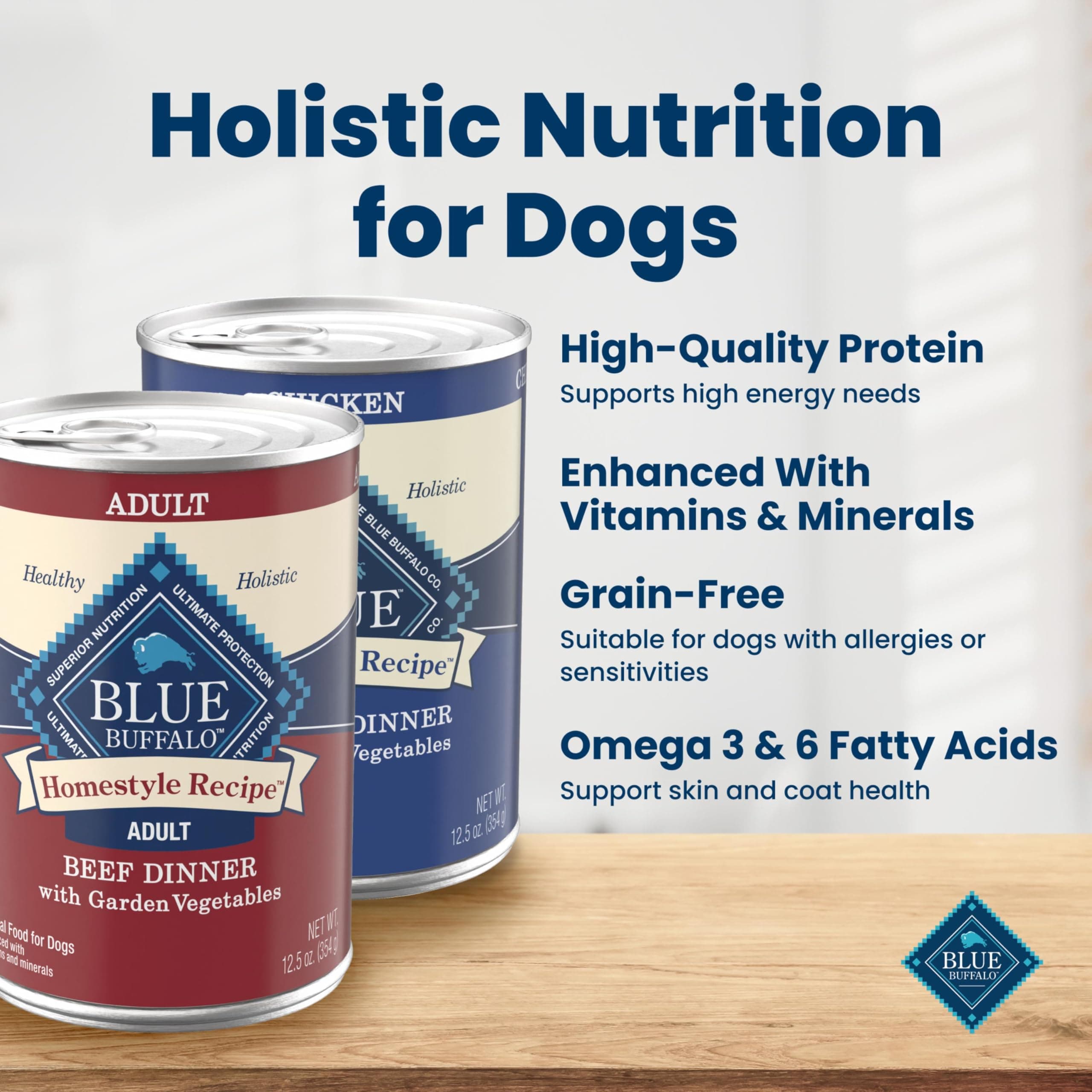 Blue Buffalo Homestyle Recipe Variety Pack Wet Dog Food, 12.5 oz, 6 ct product image 3