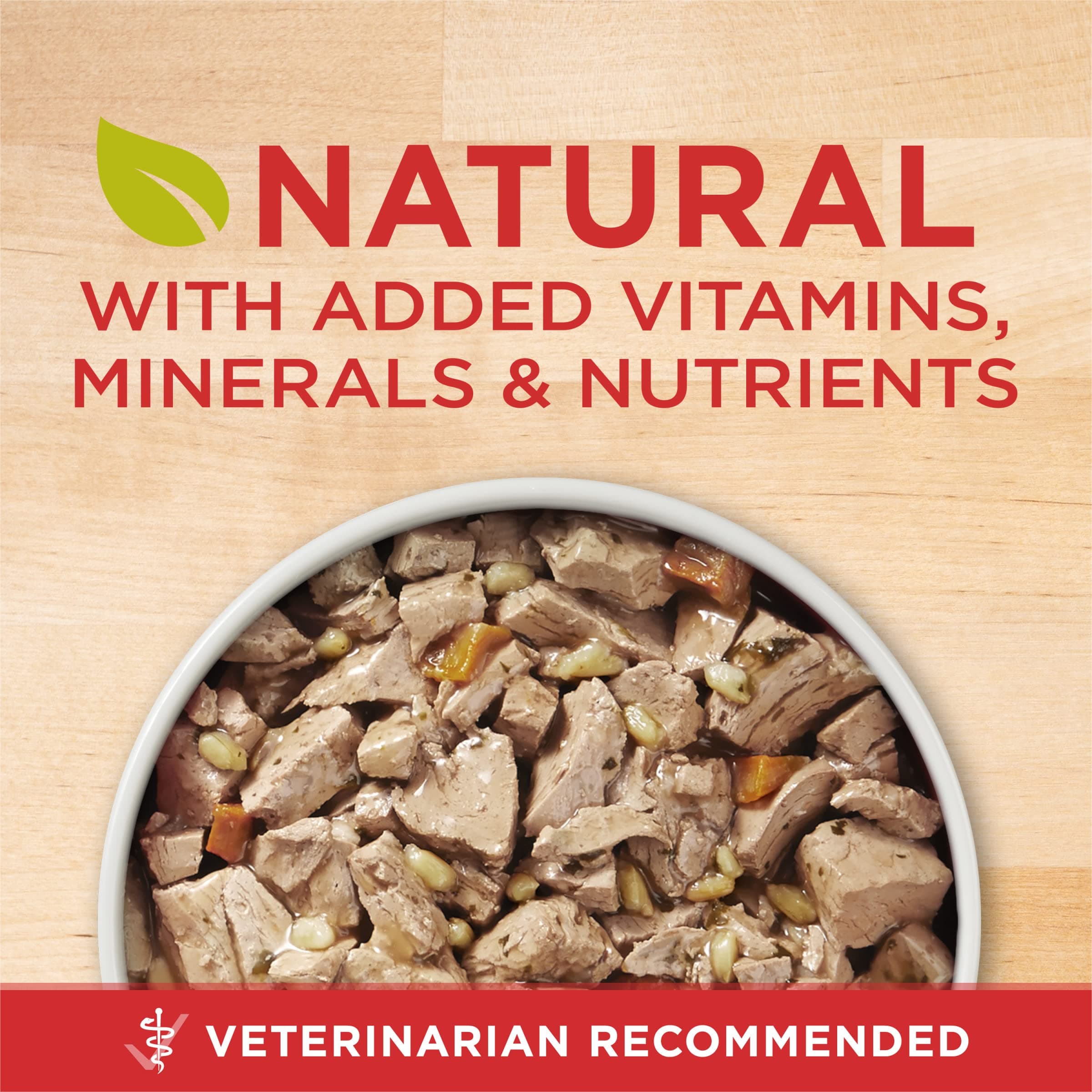Purina ONE Natural High Protein Dog Food, Tender Cuts in Gravy Chicken and Brown Rice Entrée - 13 Ounce (Pack of 24) product image 2