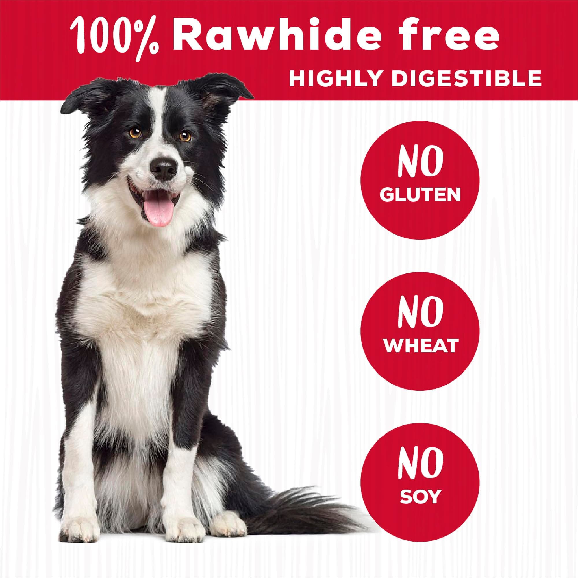 Country Kitchen Rawhide Free Beef Rings Dog Chews, 7 Count product image 3