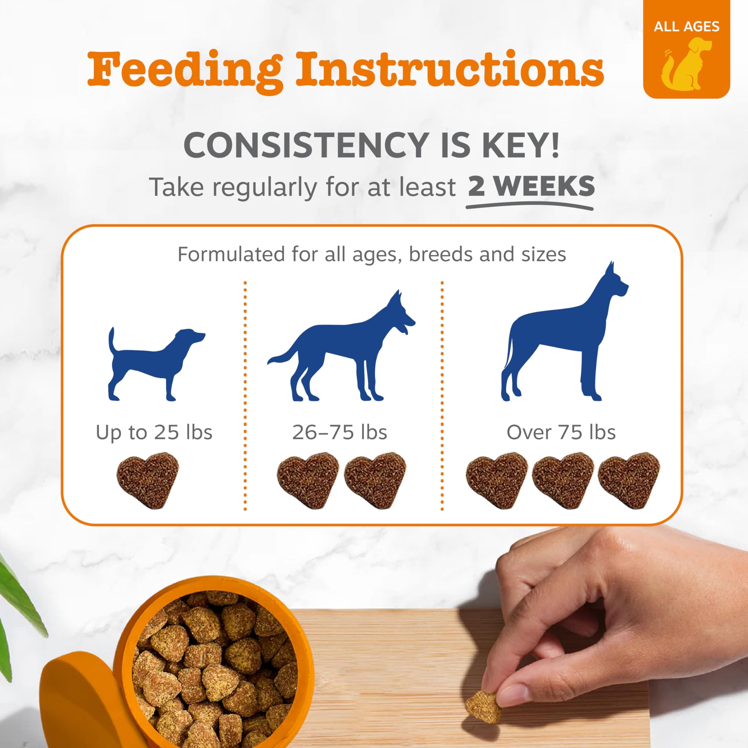 Zesty Paws Dog Vitamins - Dog Multivitamin Chews, Chicken, 90 Ct product image 4