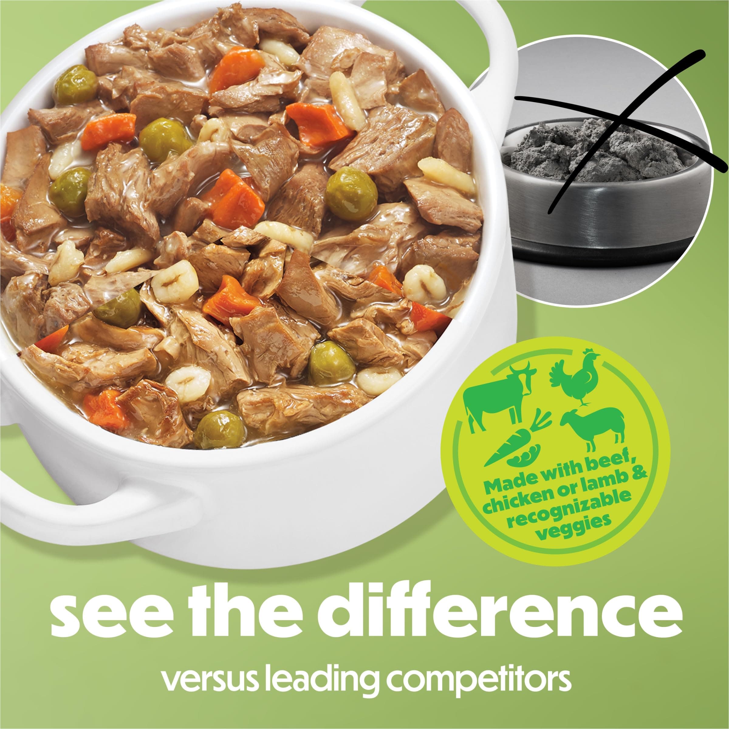 Purina Beneful Freshly Prepared Variety Wet Dog Food, Stew, (12) 10 oz Tubs product image 3