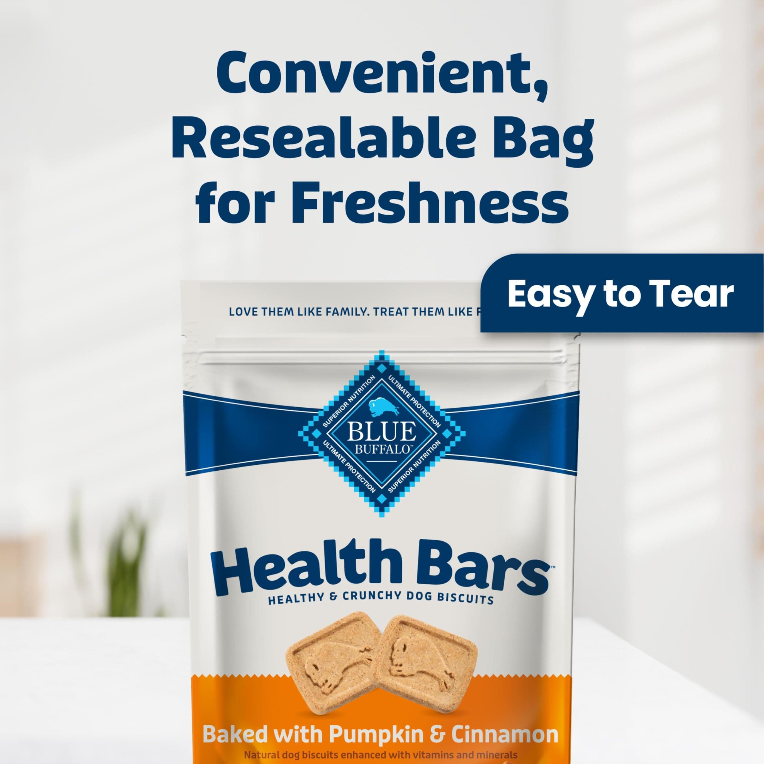 Blue Buffalo Health Bars Pumpkin & Cinnamon Dog Biscuits, 16 oz product image 4