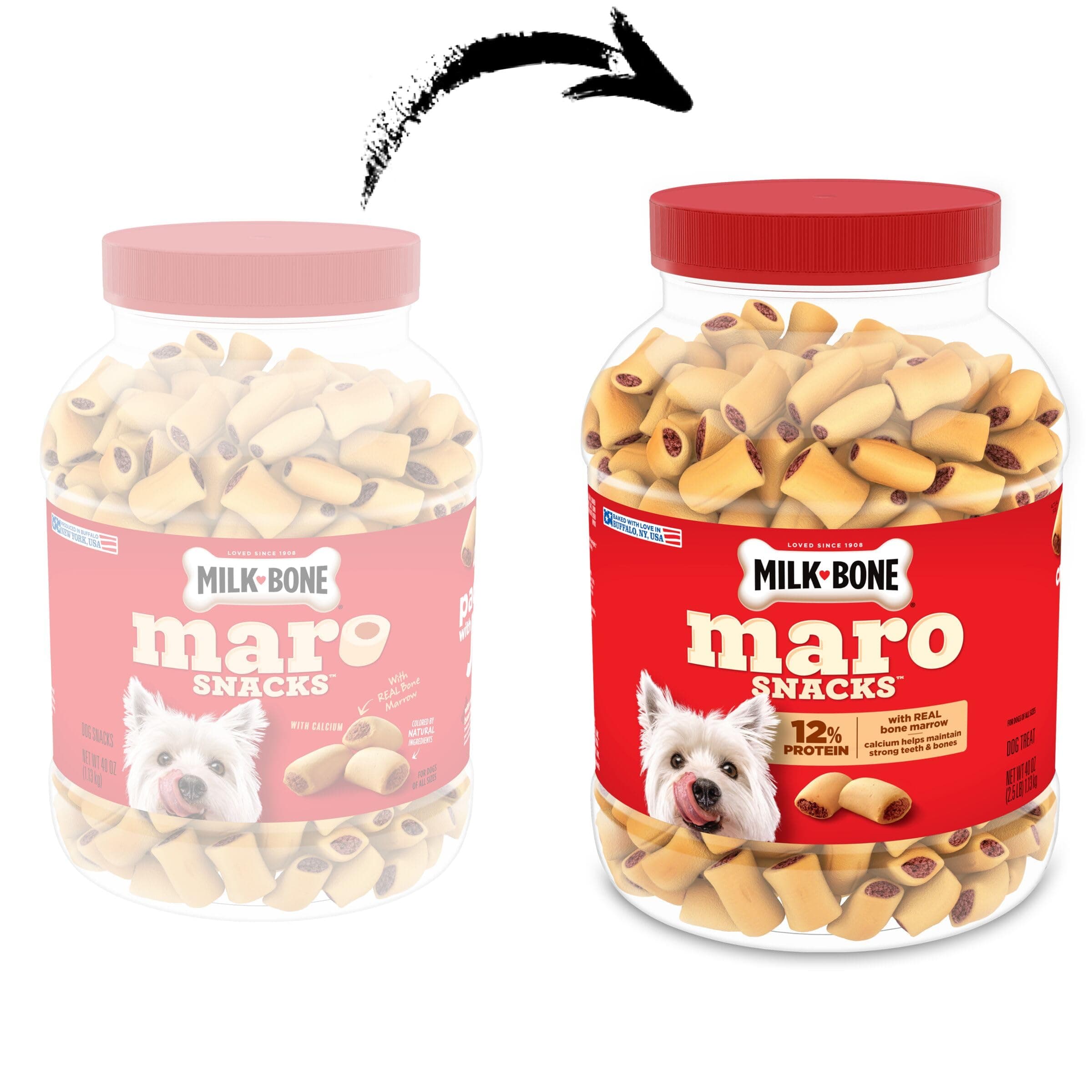 Milk-Bone MaroSnacks Small Dog Treats with Real Bone Marrow, 40 Oz. product image 3
