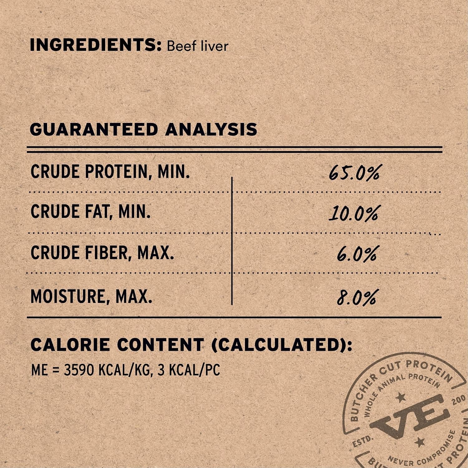Vital Essentials Freeze Dried Dog Treats | Beef Liver, Single Ingredient | Premium Quality | Grain Free Training Treats for Dogs, 2.1 oz Bag product image 3